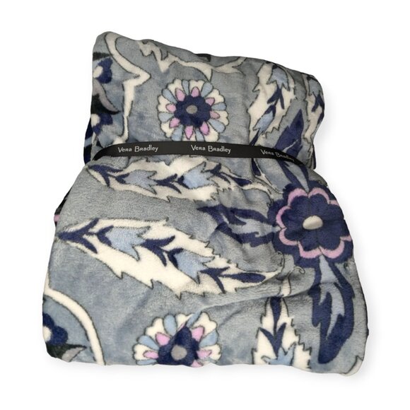Vera Bradley Plaza Tile Fleece 50" x 80" Throw New - Picture 6 of 6